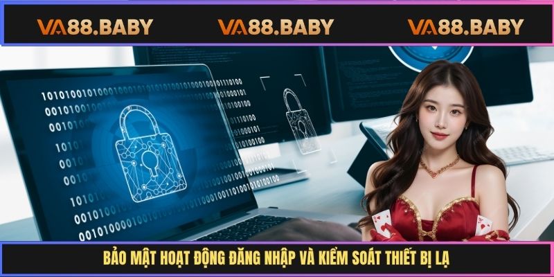 Bảo mật hoạt động đăng nhập và kiểm soát thiết bị lạ