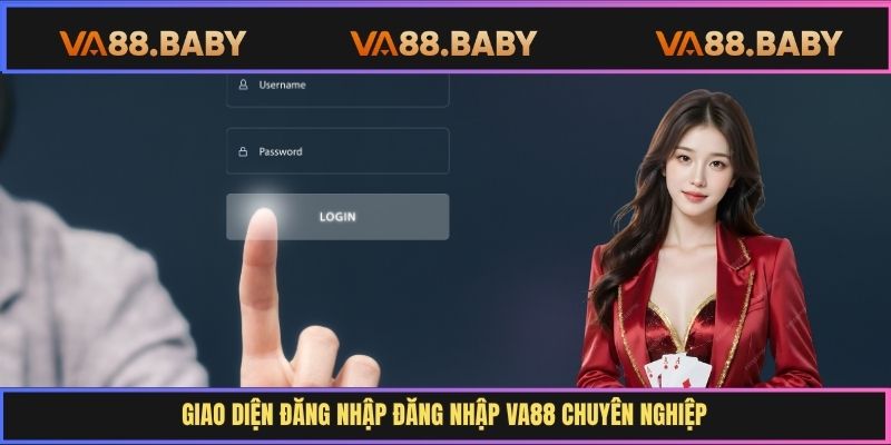 Giao diện đăng nhập đăng nhập Va88 chuyên nghiệp