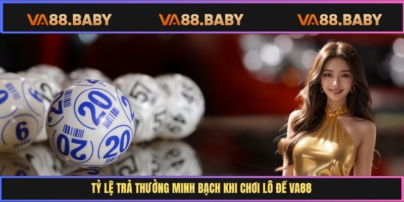 Tỷ lệ trả thưởng minh bạch khi chơi lô đề Va88